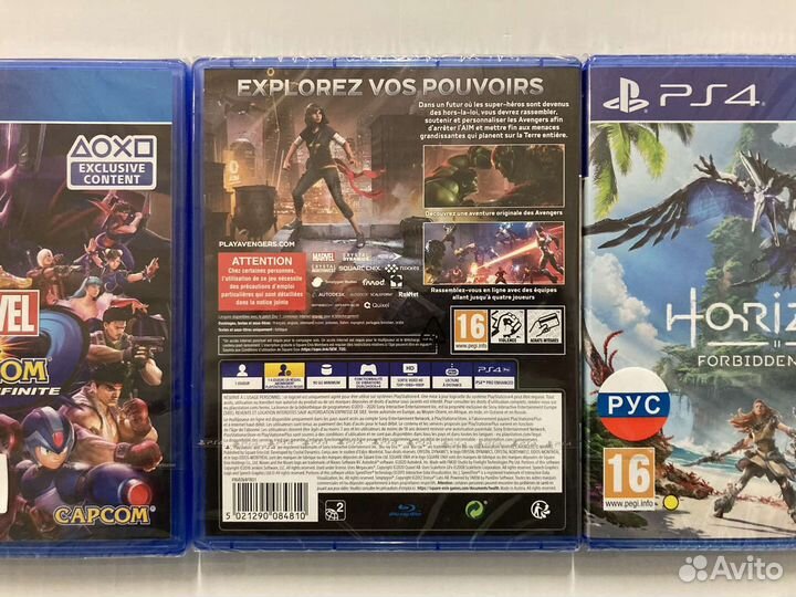 PS4 диск Мстители Marvel,абсолютно новый,в упаковк