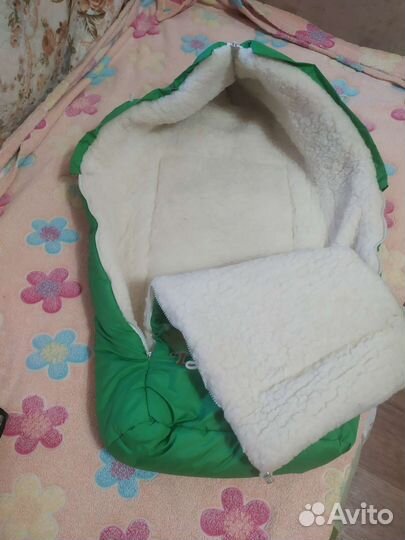 Детский зимний конверт в коляску