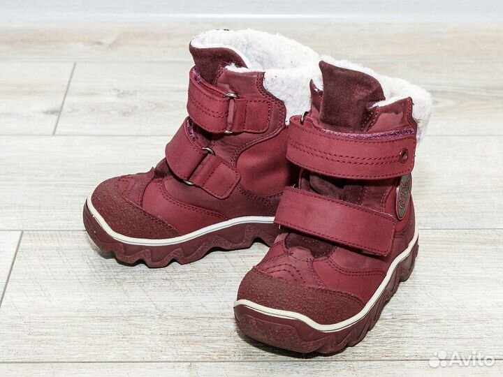 Ботинки зимние 24 р-р (фабрика Лель) нат.кожа,мех