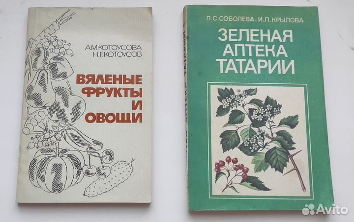Книги СССР. Зелёная аптека Татарии. Вяленые фрукты