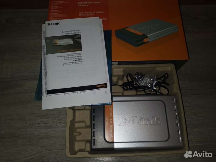 Коммутатор D-Link DES-1008D