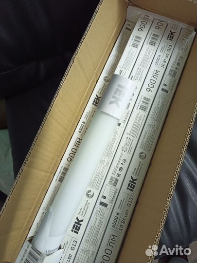 Линейная лампа IEK LED 10Вт LLE-T8-10-230-65-G13