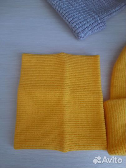 Шапка и снуд комплект для девочки