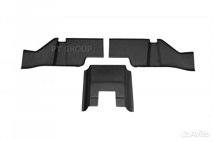 Накладки на ковролин заднего ряда Renault duster