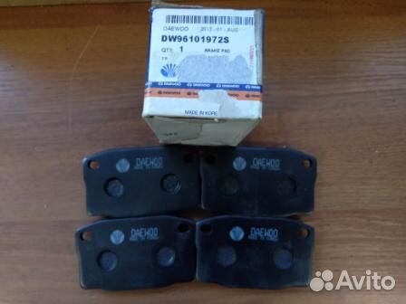 Колодки передние Lanos Nexia Opel Kadett Omega