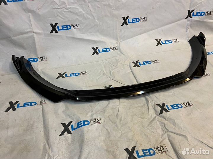 Сплиттер переднего бампера Passat CC рестайлинг