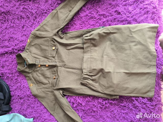 Военный костюм для девочки