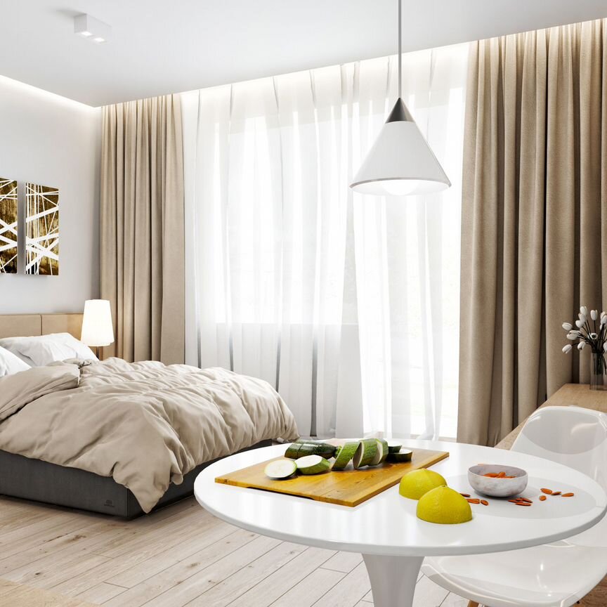 1-к. апартаменты, 23,1 м², 3/13 эт.