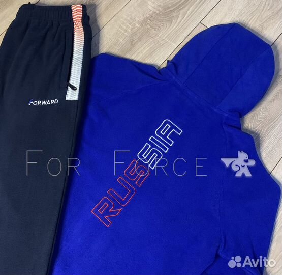 Спортивный костюм флисовый forward синий