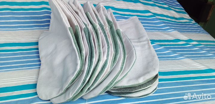 Рукавицы тканевые и брезентовые