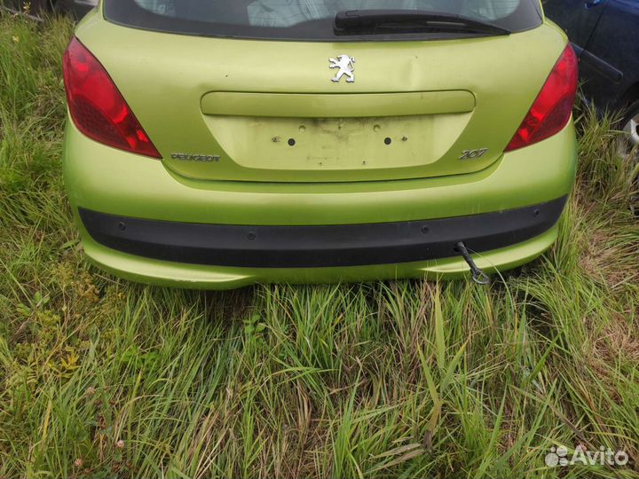 Задний бампер пежо 207