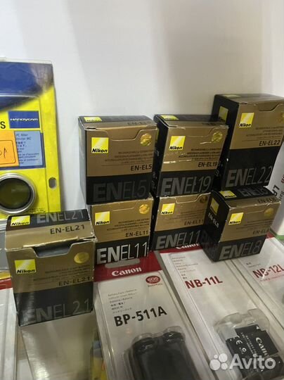 Аккумулятор Canon, Nikon, Sony, Panasonic