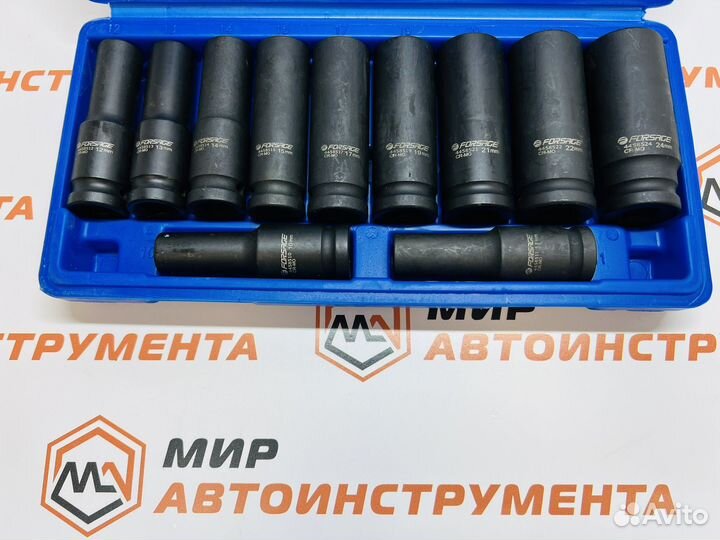 Набор головок ударных глубоких 6-гр 1/2