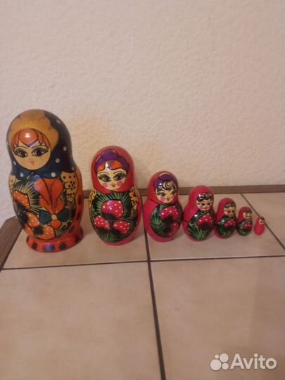 Матрешка СССР, 7 кукол