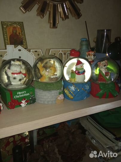 Снежный шар Снеговик