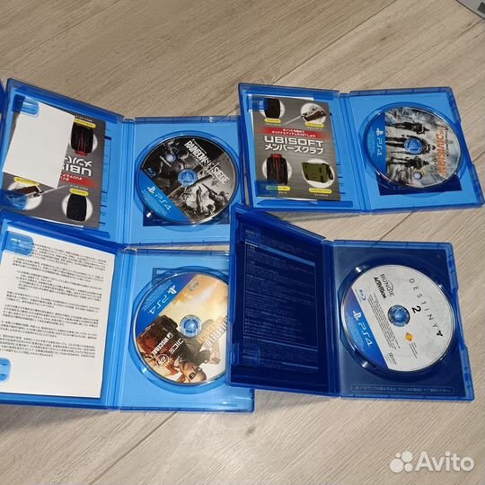 Игры для PS 4 (цена за 4 диска)
