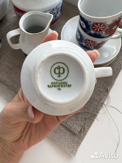 Кофейный сервиз Кольдиц гдр