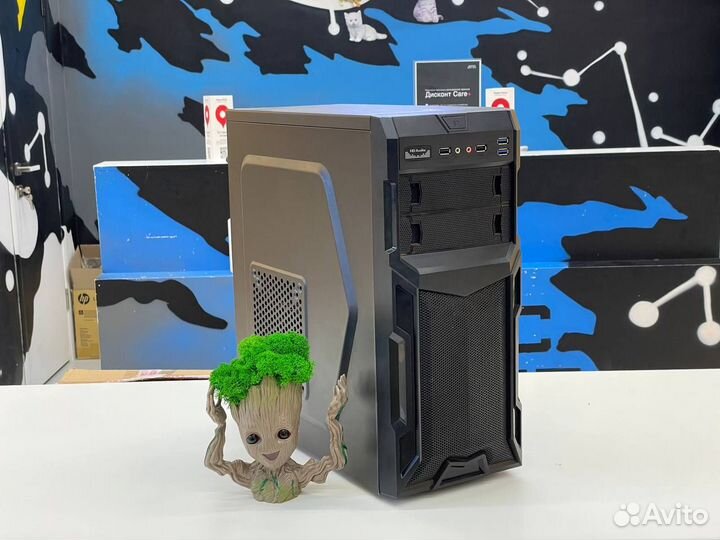 Пк для игр Intel i3-10100F/GTX780/8GB/120GB SSD