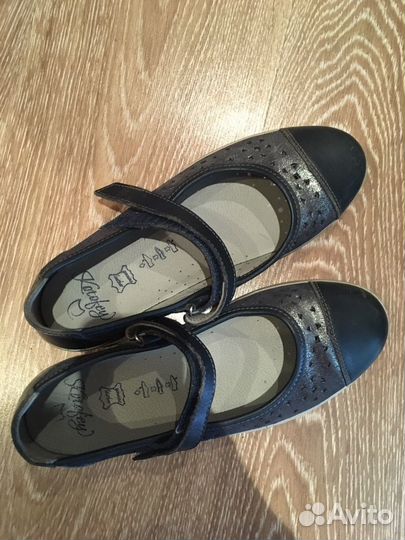 Туфли кожаные