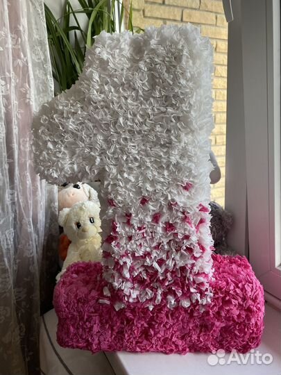 Цифра 1 на годик девочке