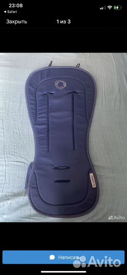 Коляска bugaboo bee plus (лимитка denim 107)