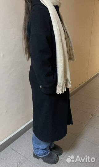 Пальто женское демисезонное 46 черное