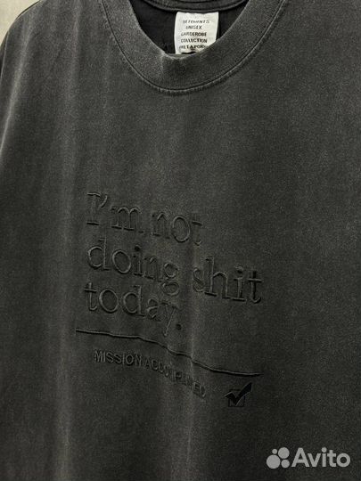 Футболка vetements варенка