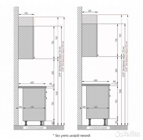 Кухня прямая Сканди 01