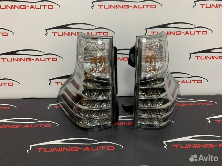 Стопы Lexus GX460 09-23 белые тюнинг