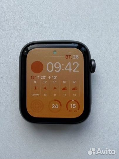 Часы apple watch 4 44 mm grey