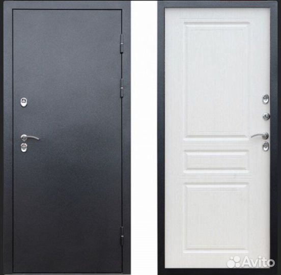 Дверь уличная с терморазрывом графит 3к уличная