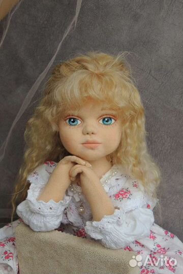 Авторская текстильная интерьерная кукла Есения