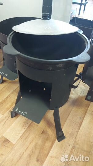 Казан с печью на 10 литров