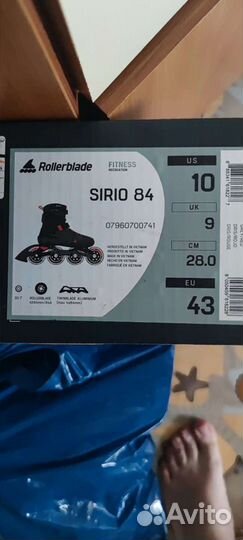 Ролики rollerblade размер 43