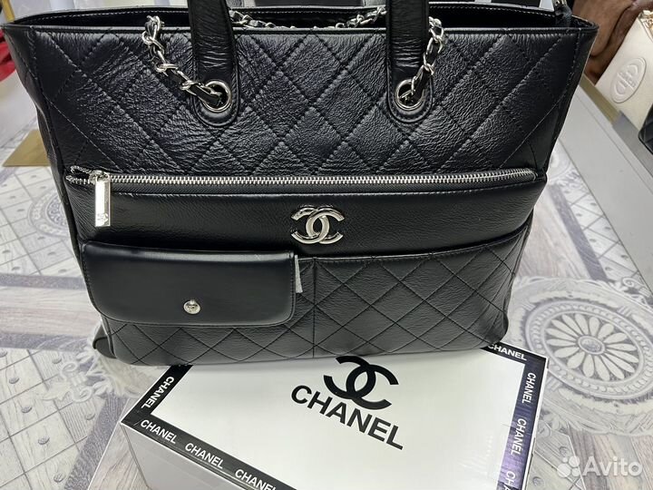 Сумка chanel натуральная кожа