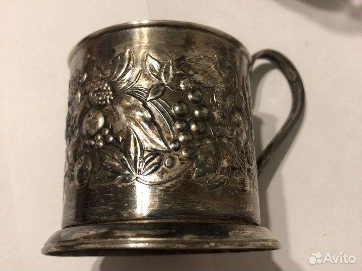 Подстаканники мельхиор 1953-55г