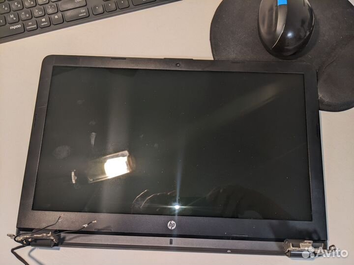 Дисплей HP 250 G6 новый в старой крышке с обвесом