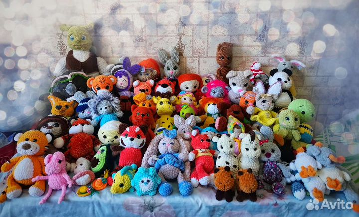 Вязаные игрушки ручной работы