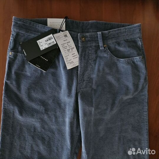 Брюки вельветовые Digel серо-голубые (р.50)