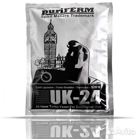 Дрожжи спиртовые Purieferm UK-24 Turbo, 175 гр