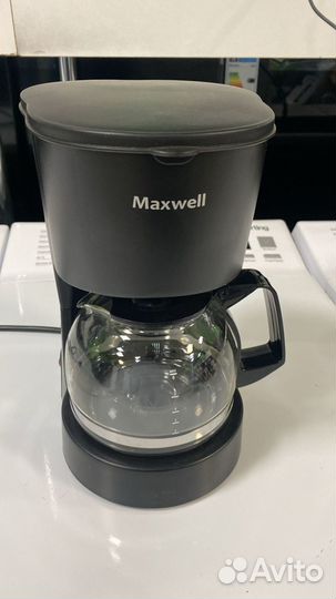 Кофеварка капельная Maxwell MW-1657, черный
