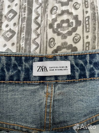 Джинсовая юбка zara s