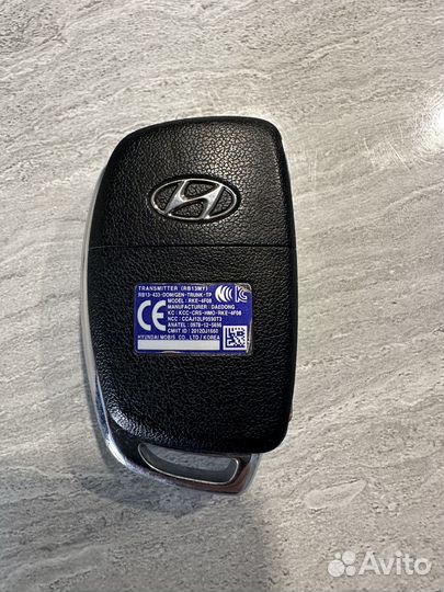 Hyundai solaris ключ
