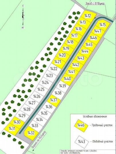 Участок 10 сот. (СНТ, ДНП)