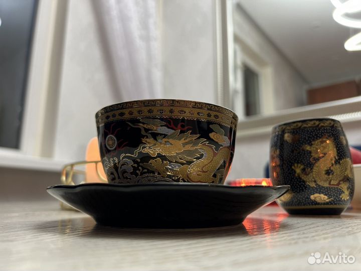 Чайная пара с гейшей