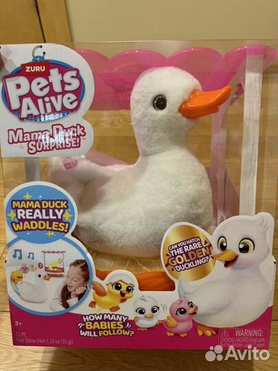 Zuru pets alive mama duck мама утка