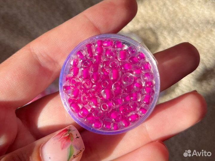 Набор бисера для плетения (10 цветов)