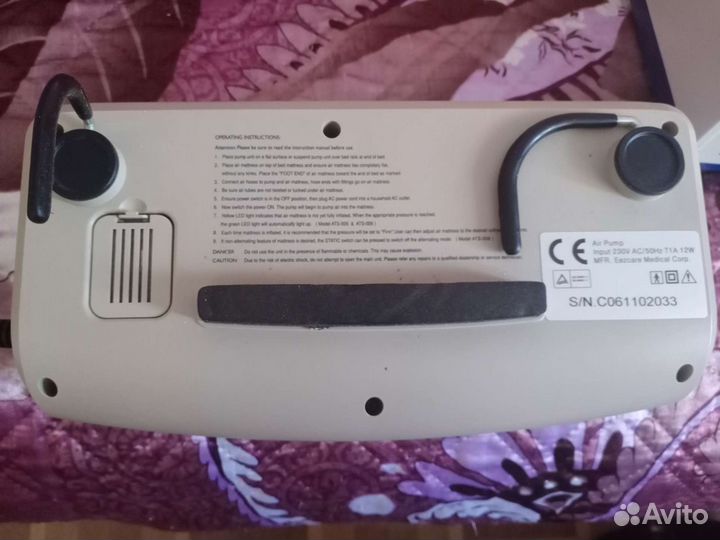 Компрессор от протевопролежниго матраца