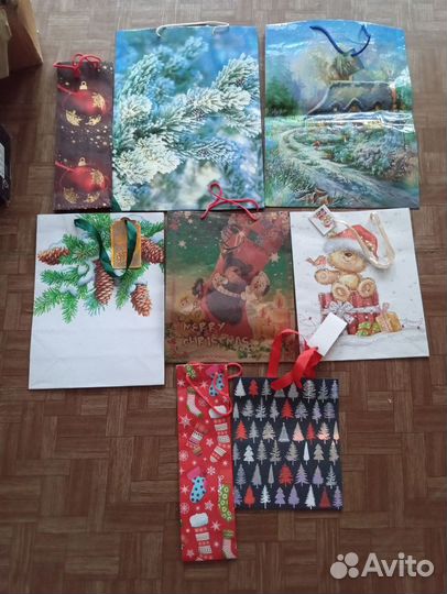 Пакеты подарочные