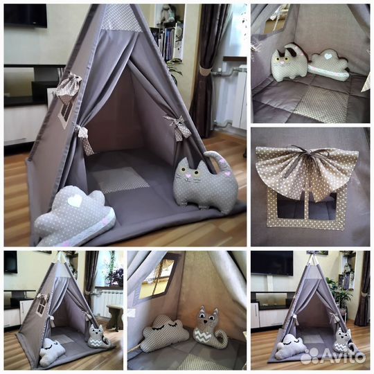 Детская игровая палатка вигвам